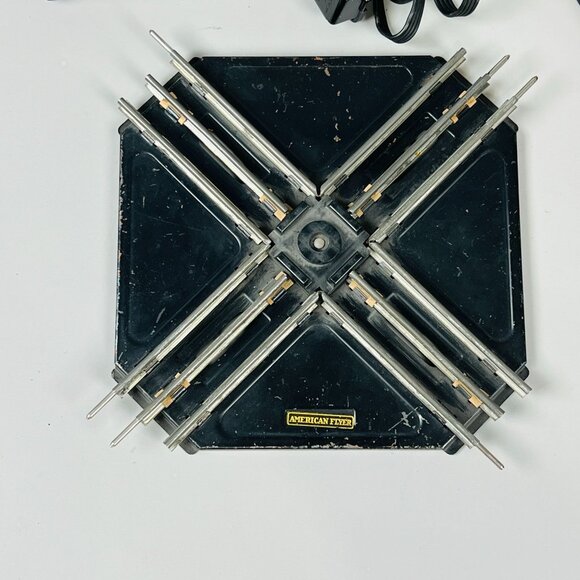 American Flyer Vintage 5 piece Train Track With Transformer & Crossing Piece - Picture 5 of 6